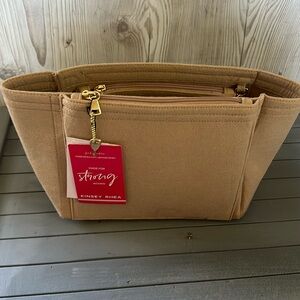 KINSEY RHEA concealed carry purse insert medium tan colored brand new with tags